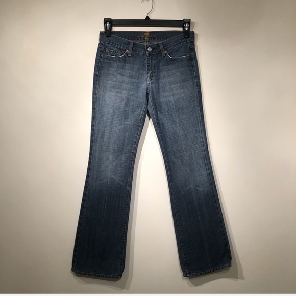 7 For All Mankind // Bootcut Jeans, Size 28 - Picture 2 of 7